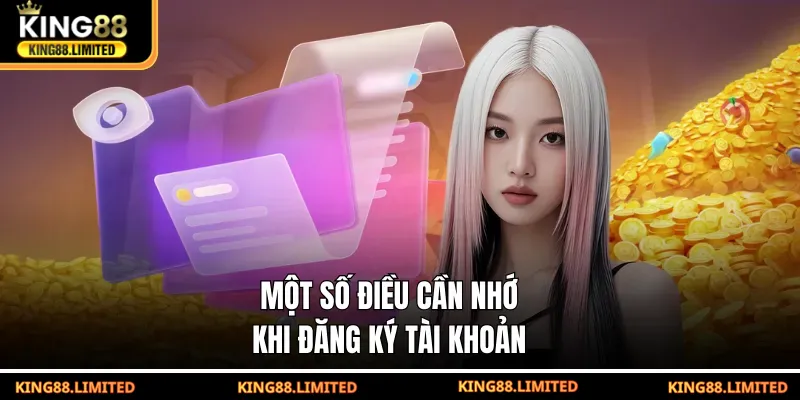 Một số điều cần nhớ khi đăng ký tài khoản